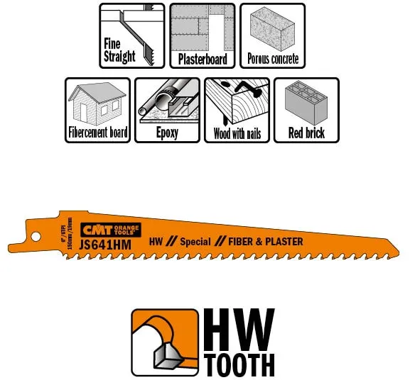 CMT Säbelsägeblatt 150mm HM Spec