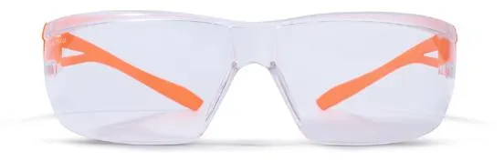 Zekler Transparente Schutzbrille 36 Hi-Vis Orange