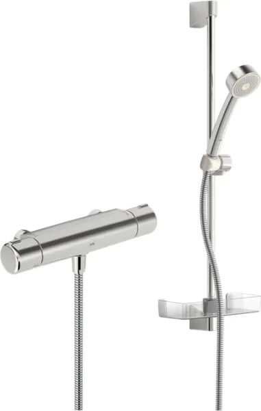 Oras Apollo Duschset mit Nova-Thermostatmischer, Chrom