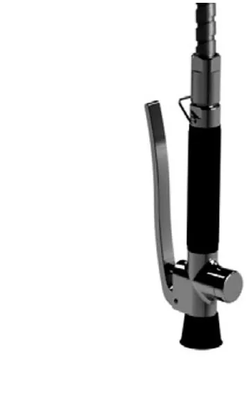 Kriss Handbrause für Euroclean Großküchenarmatur einfach 1/2rg