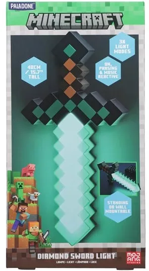 Paladone - Minecraft Diamond Sword Light - Lampen