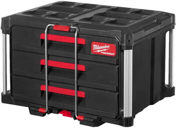 Milwaukee Packout Schubladenbox mit 3 Schubladen