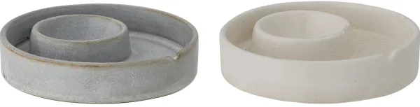 Lila, Eierbecher, Steingut